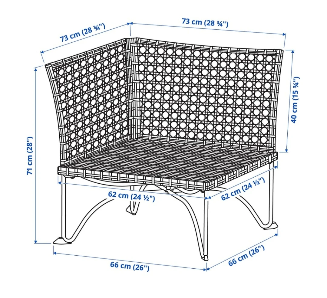 Outdoor Corner Chair - photo 3