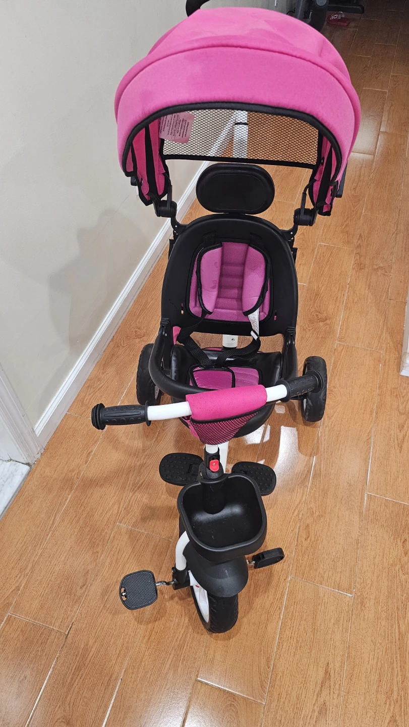 Pink Toddler Tricycle with Canopy - photo 4