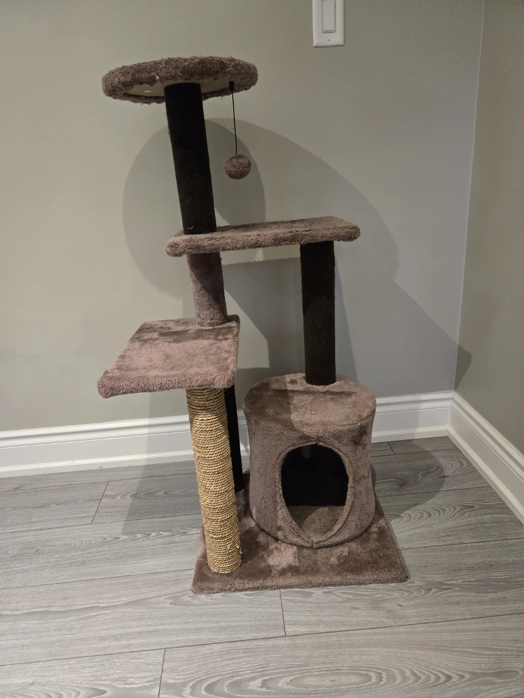 Multi-Level Cat Tree with Condo and Scratching Post - photo 2
