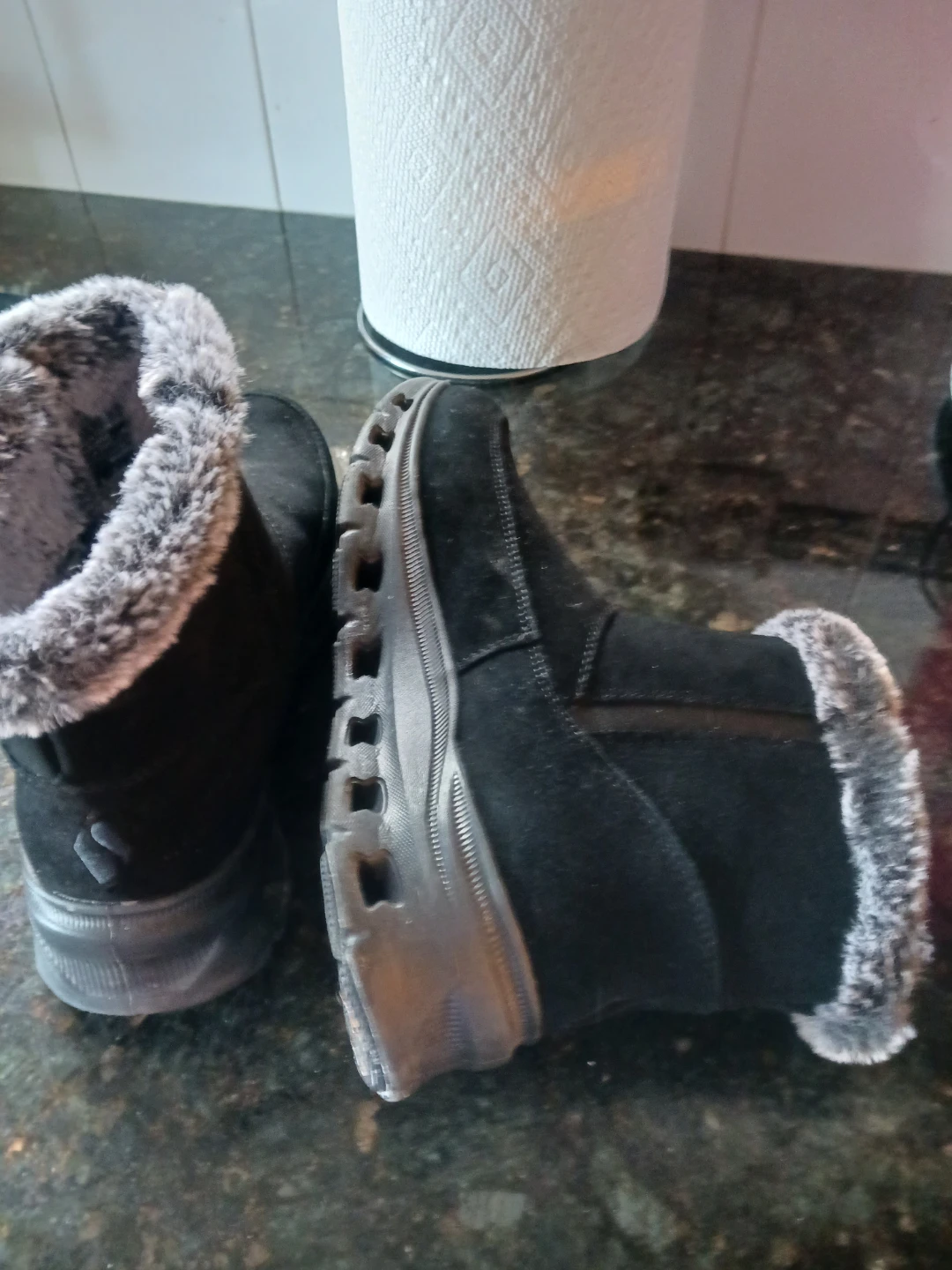 Skechers Women's Black Faux Fur Lined Boots - photo 5