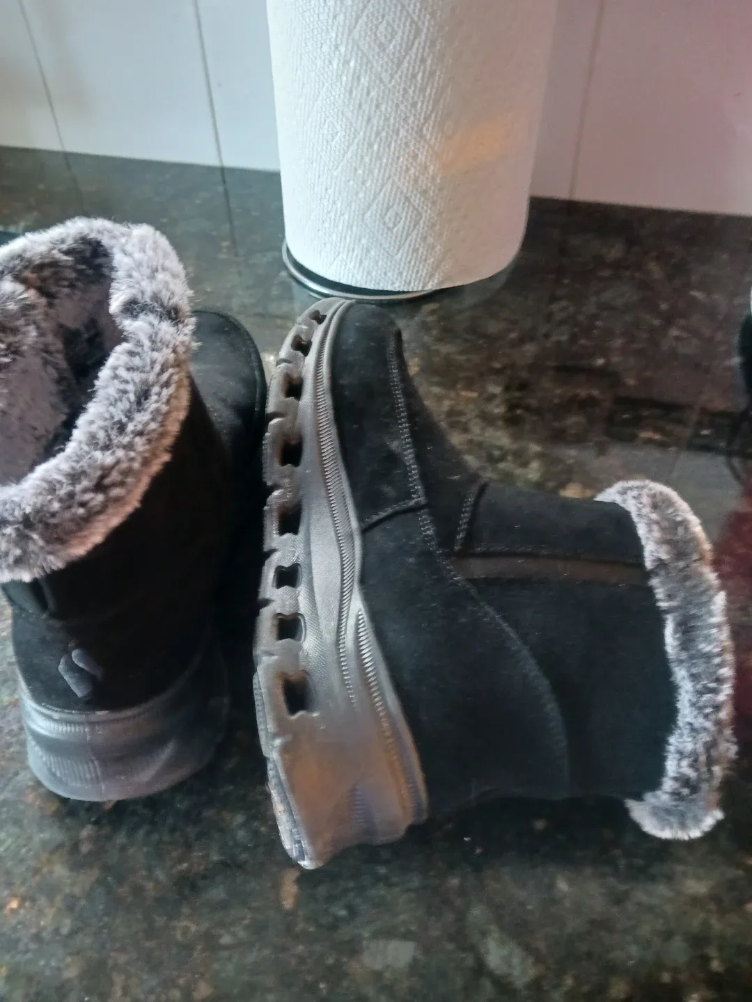 Skechers Women's Black Faux Fur Lined Boots - photo 5