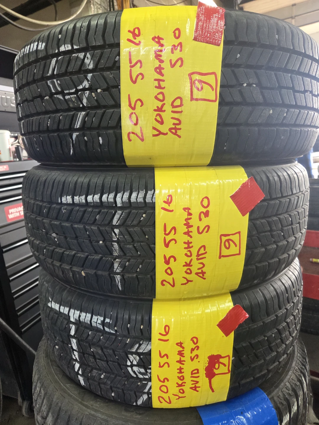 Yokohama AVID S30 Tires (Set of 3) - 205 55 16