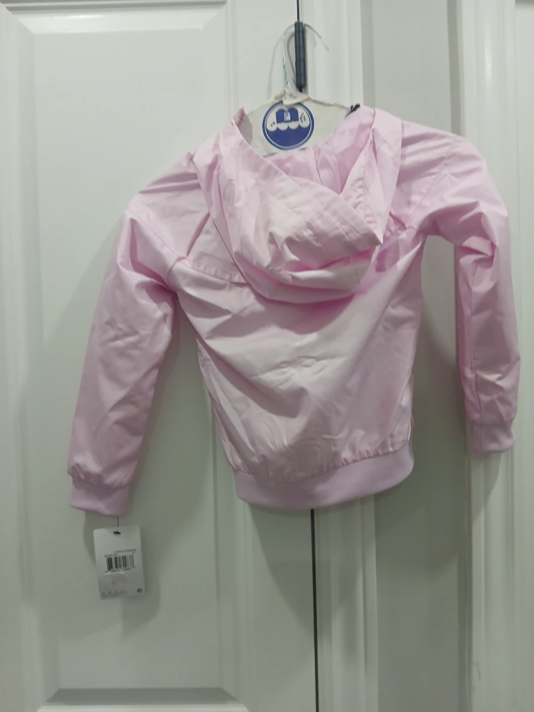 Nike  Kids Pink Hooded Windbreaker Jacket - photo 2