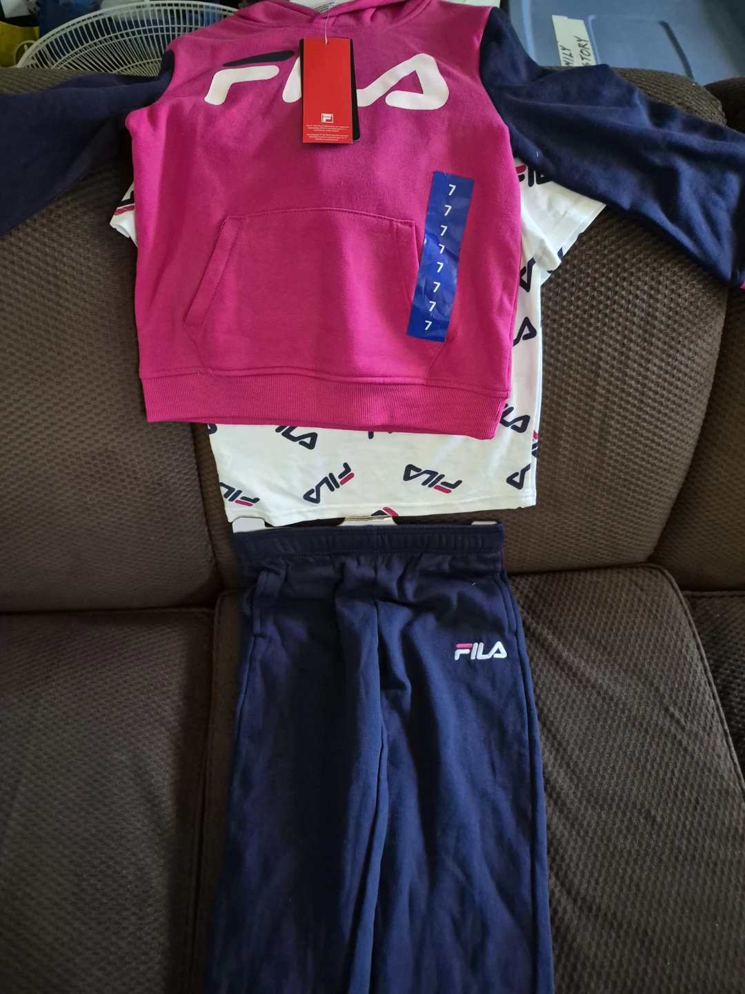 Fila 3-Piece Set - Hoodie, T-Shirt & Pants - photo 2