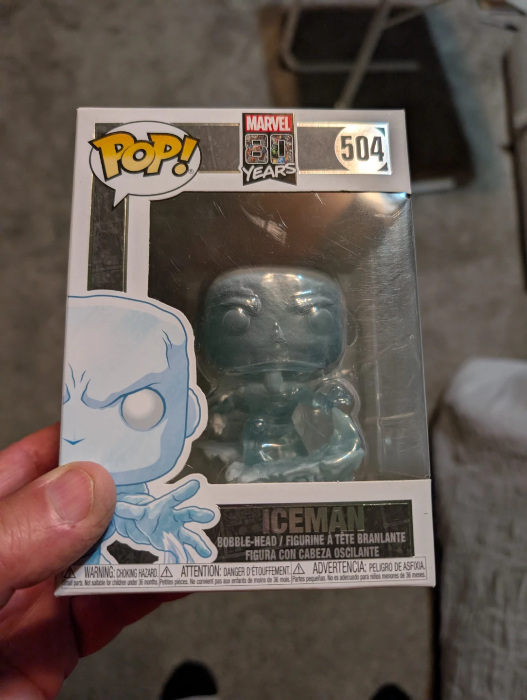 Funko Pop! Marvel 80 Years Iceman Bobble-Head #504