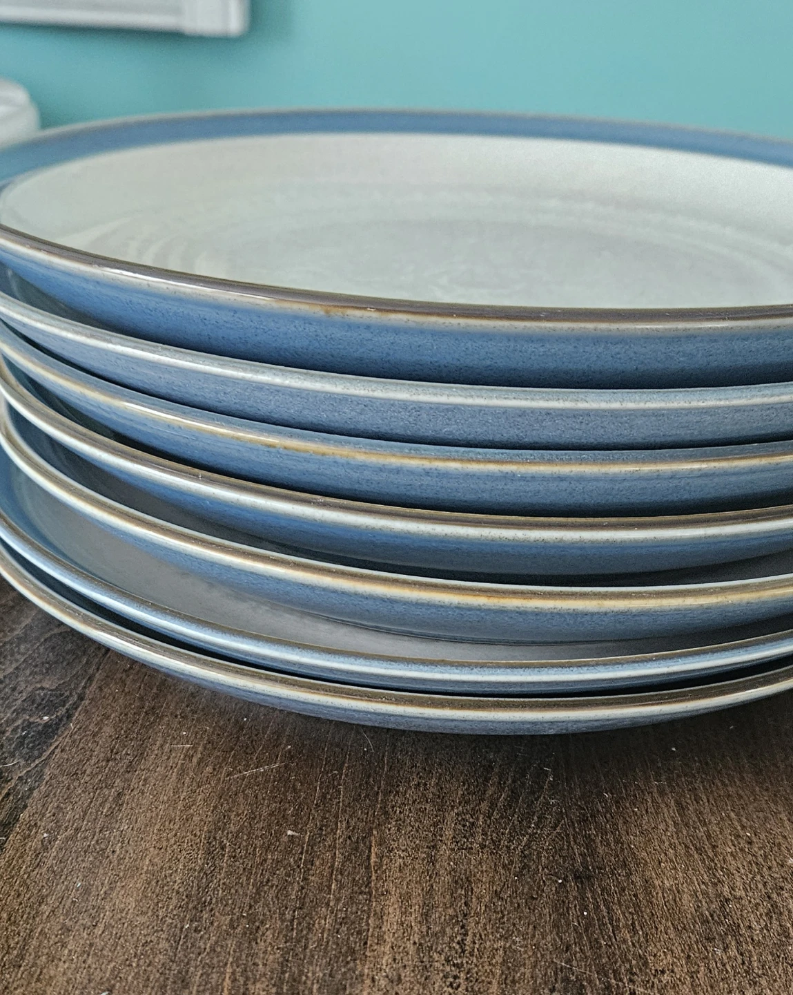 Stoneware dinner plates - photo 3