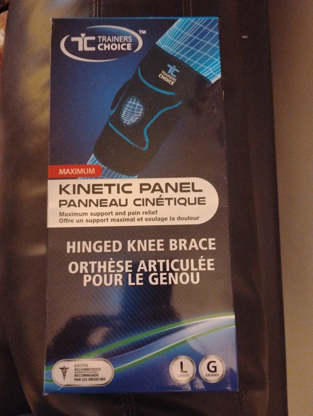 Trainers Choice Kinetic Panel Hinged Knee Brace - Large