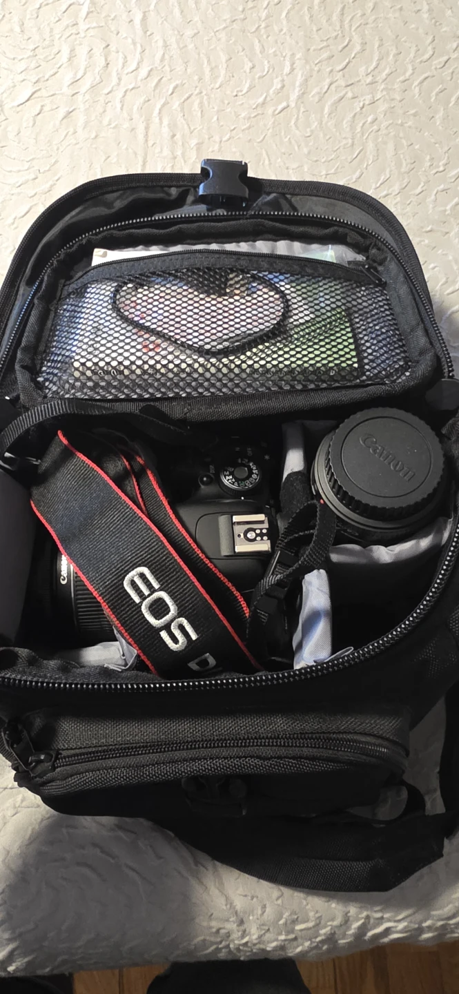 Canon EOS Rebel T3i DSLR Camera with Lens and Bag - photo 2