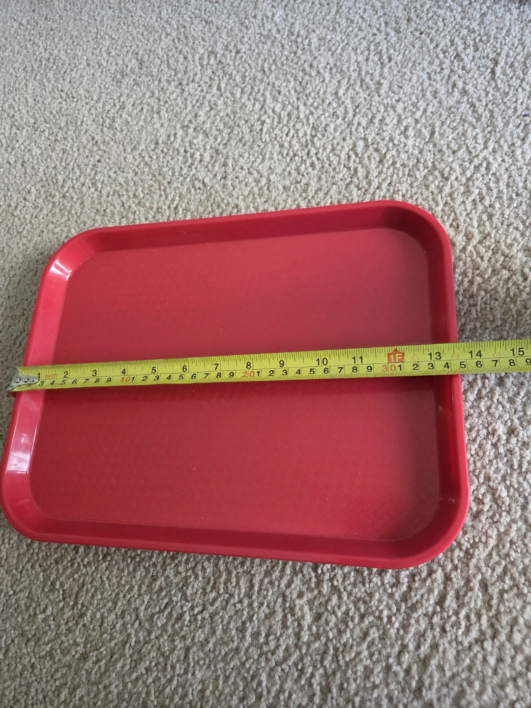 Red Serving Tray all for $10 - photo 2
