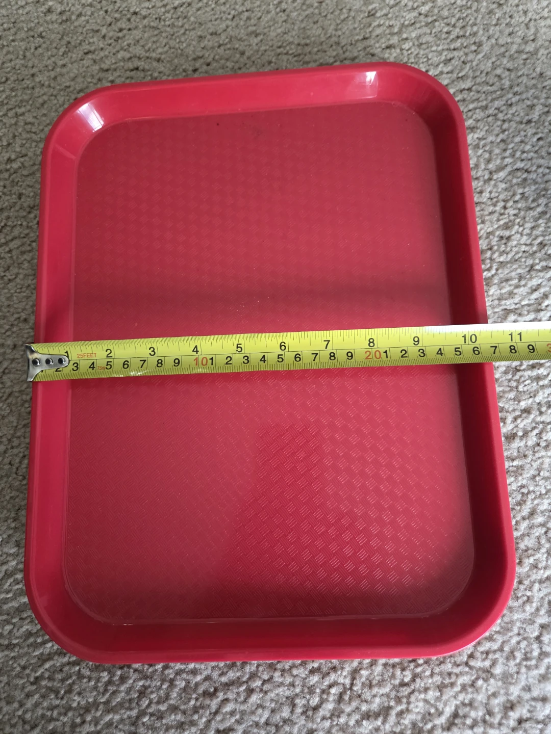 Red Serving Tray all for $10 - photo 3