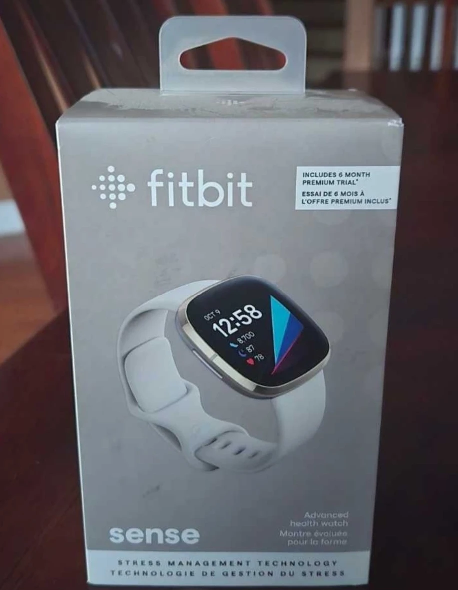 ⚽️ Fitbit FB512GLWT Sense Advanced Health & Fitness Smartwatch