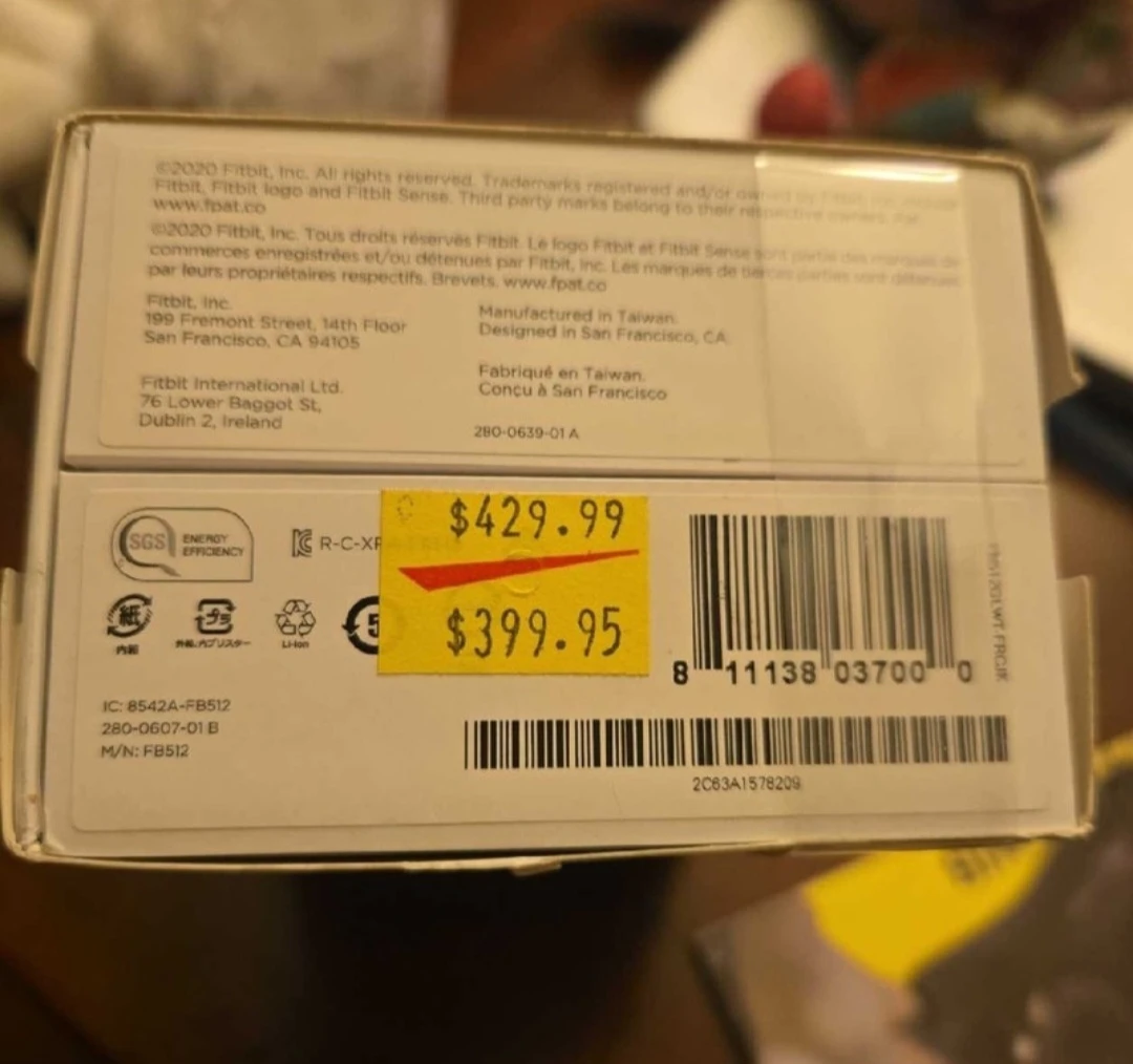 ⚽️ Fitbit FB512GLWT Sense Advanced Health & Fitness Smartwatch - photo 3