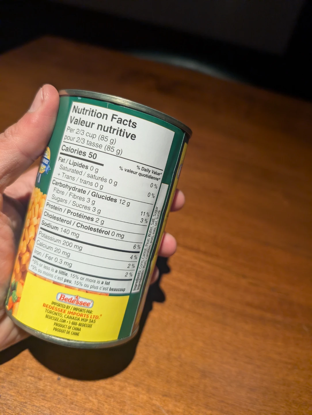 Nu Chef Mixed Vegetables 15 oz Can - photo 2