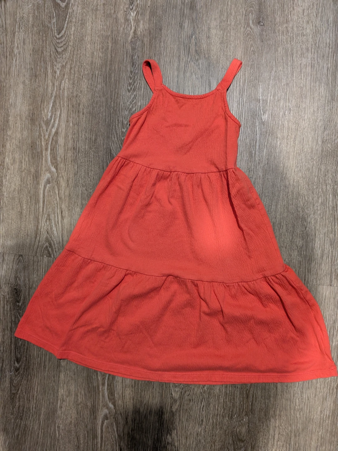 Carter's Kid's Coral Tiered Dress ⚽ - photo 2