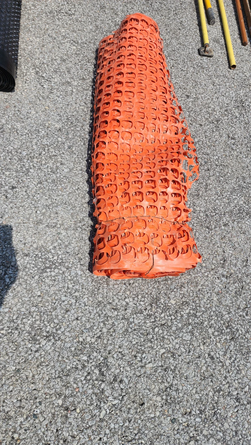 Orange Plastic Safety Fence