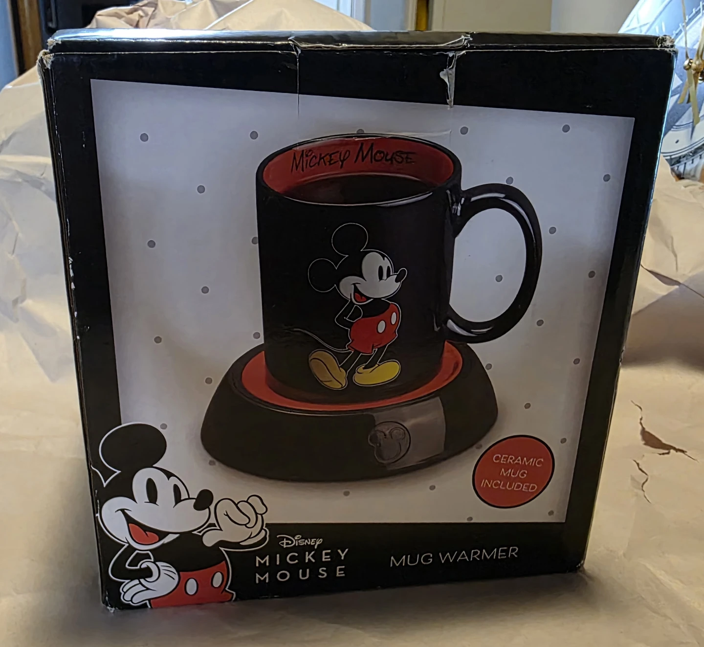 Disney Mickey Mouse Ceramic Mug Warmer Set