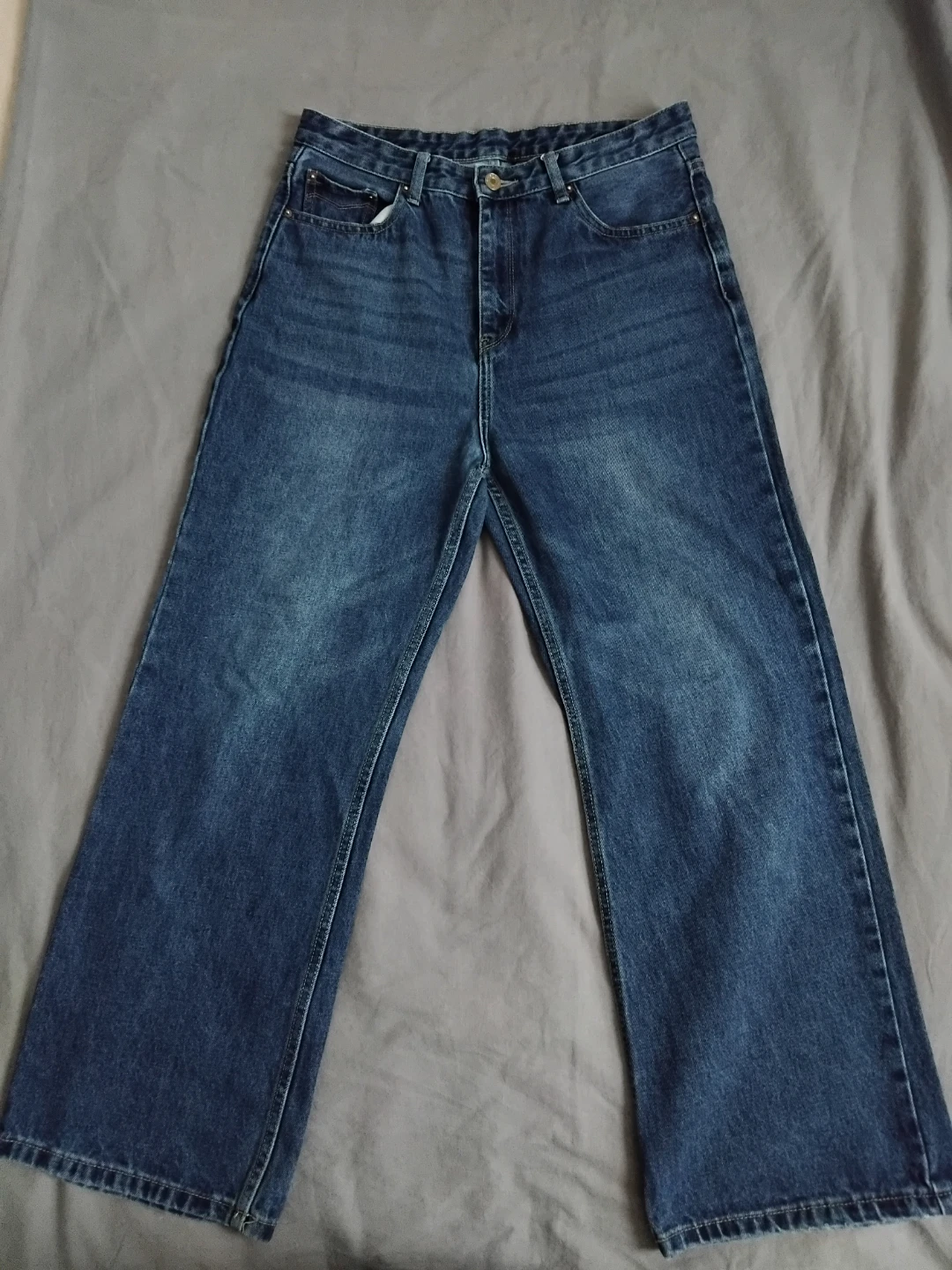 High waist denim pants 31"