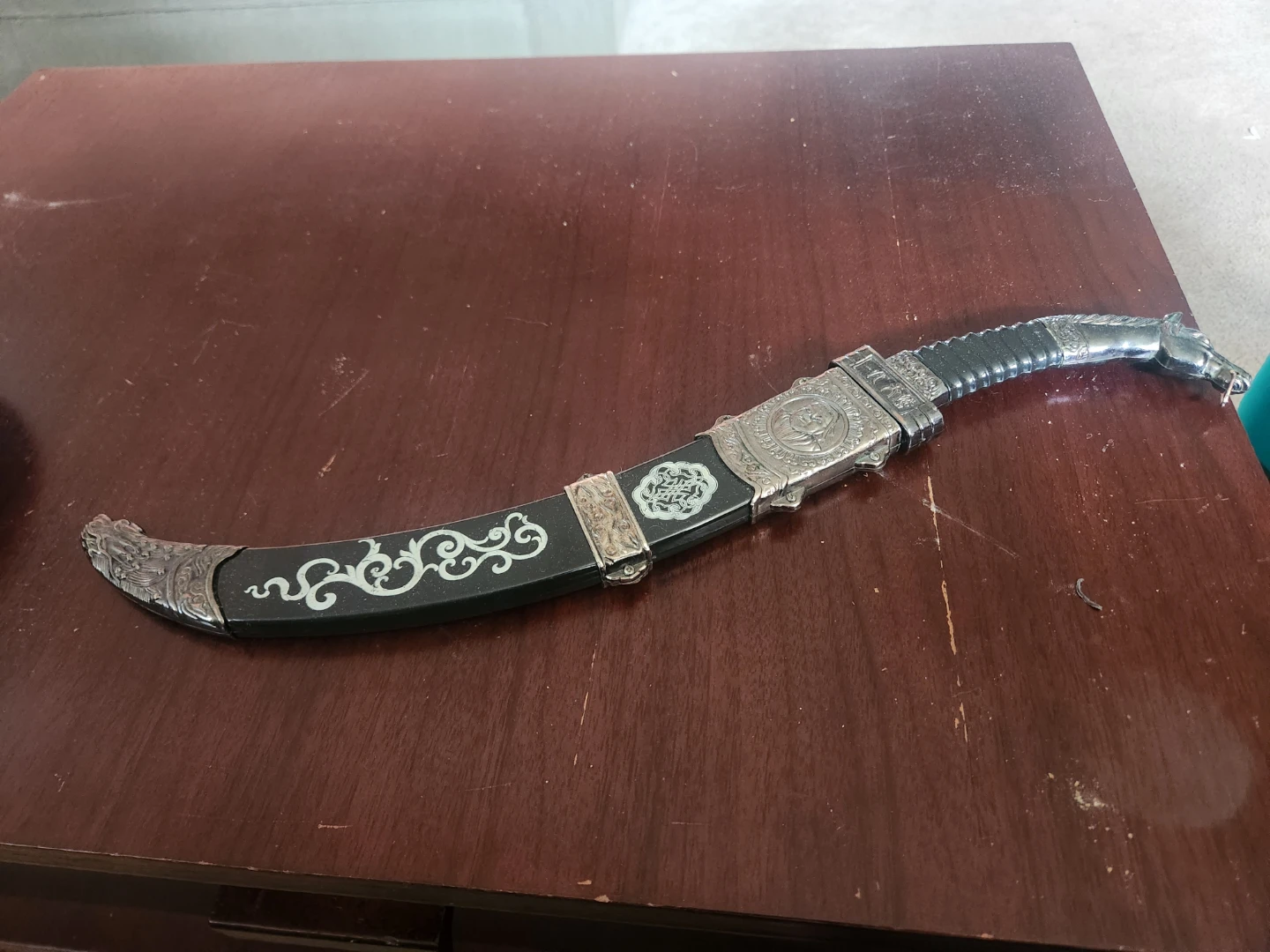 Decorative Dagger with Horsehead Handle