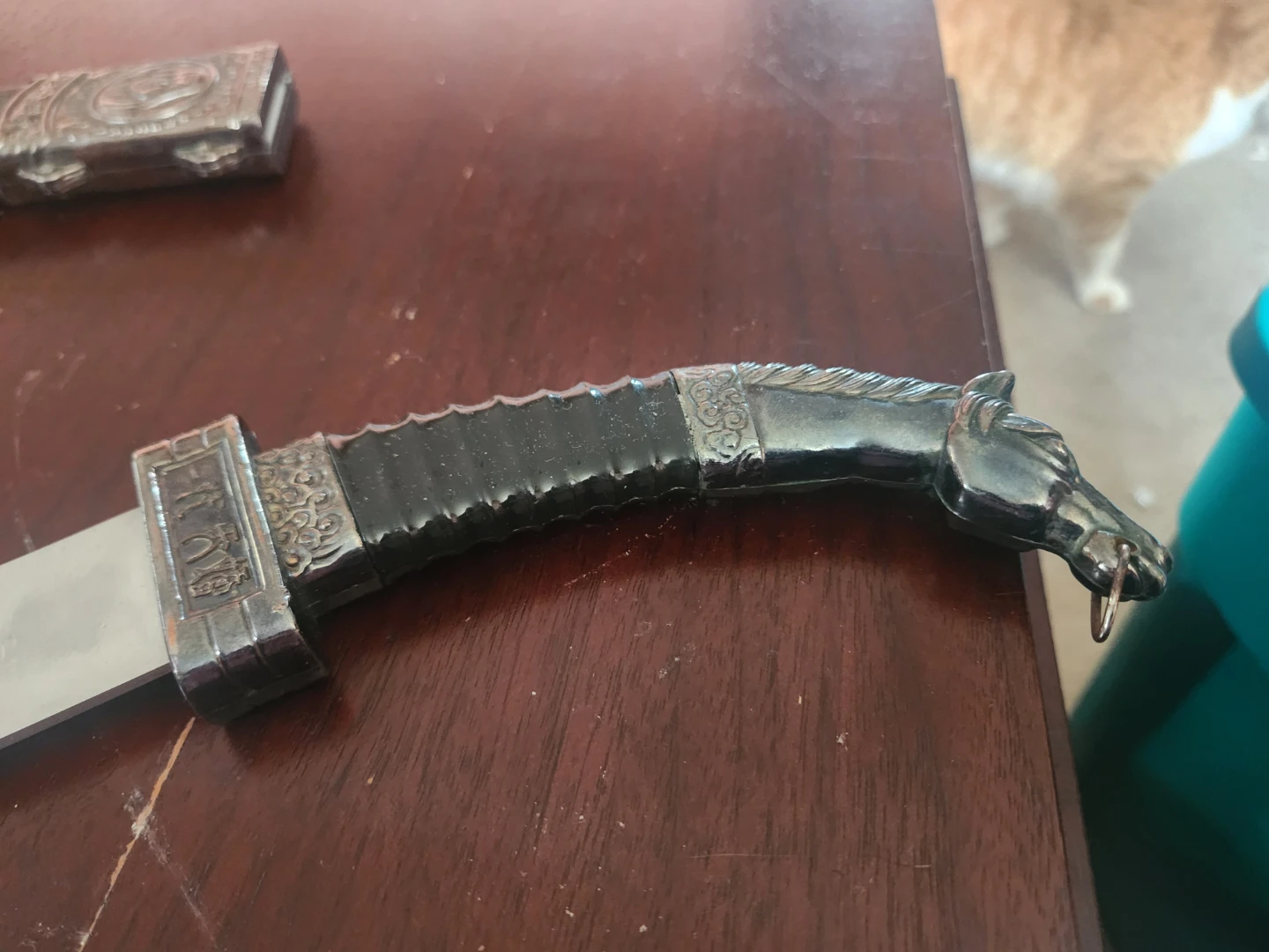 Decorative Dagger with Horsehead Handle - photo 4