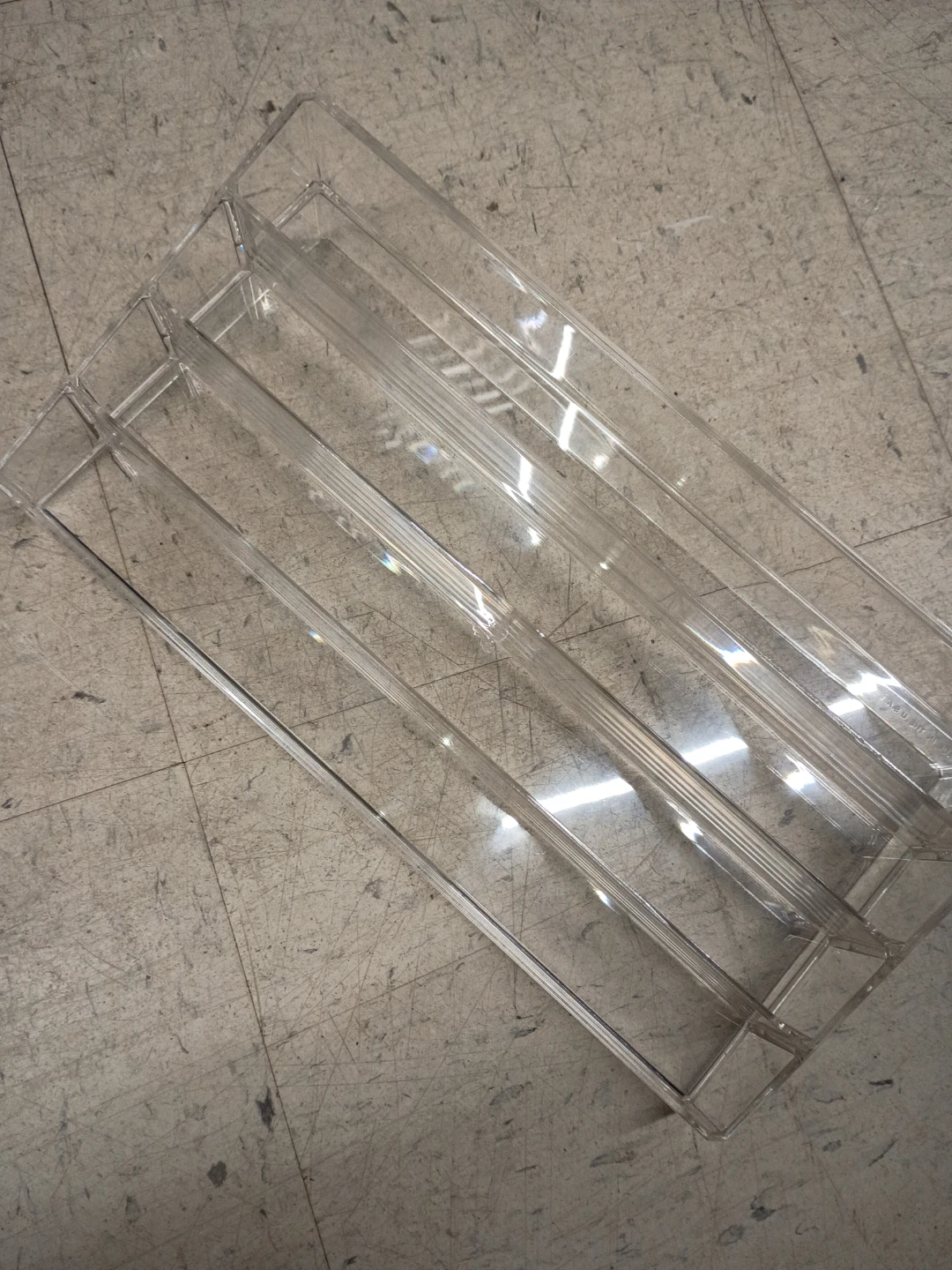 Clear Acrylic Tray Organizer