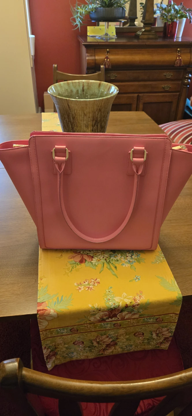 Danier Pink Genuine Leather Tote Bag - photo 3