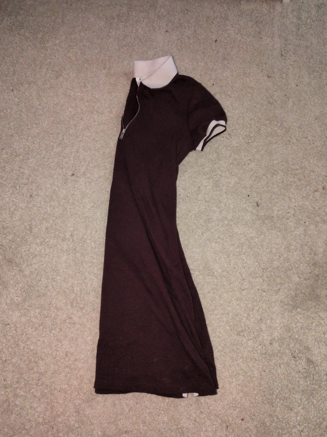 Women's maroon polo dress - photo 3