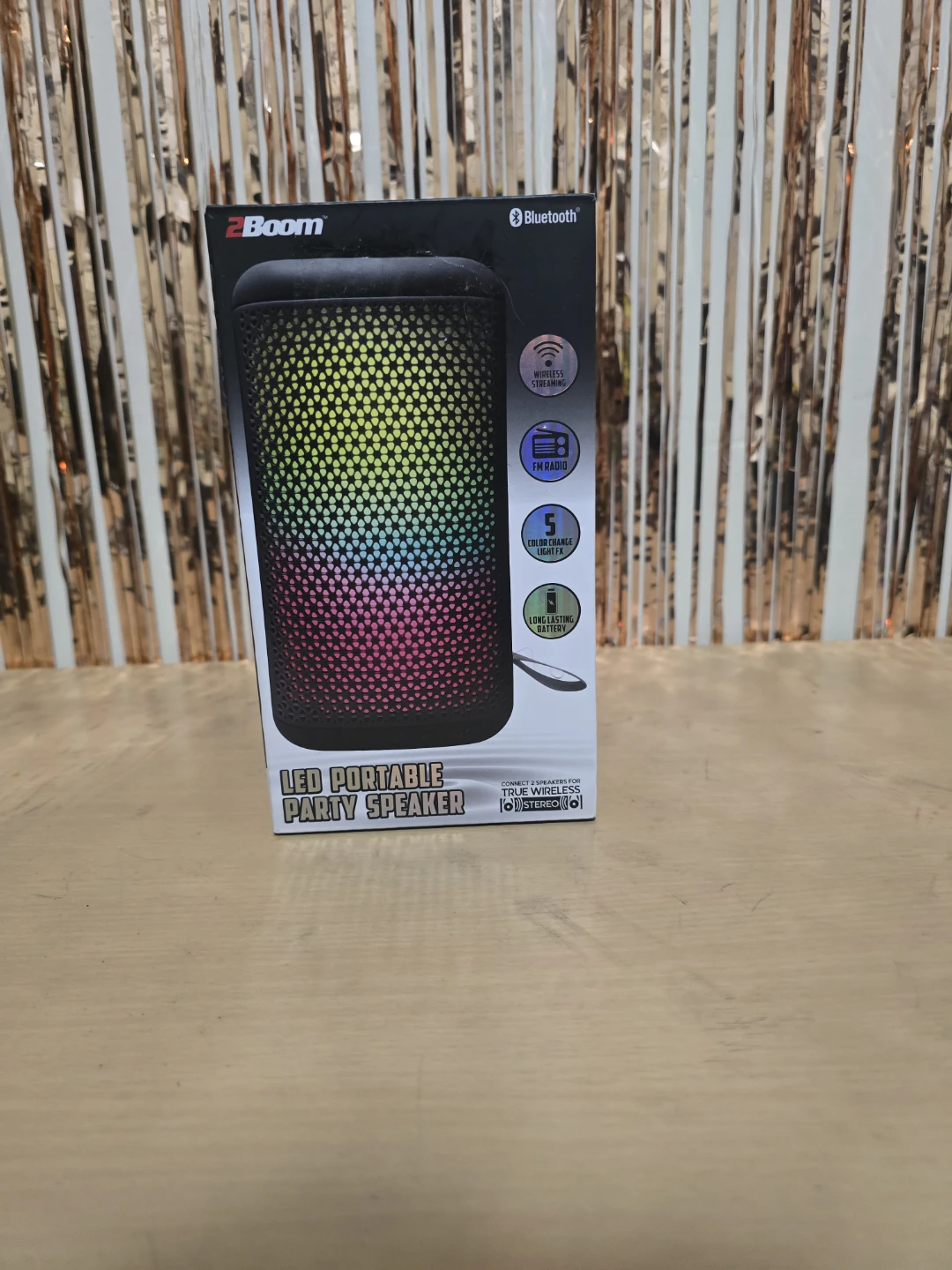 2Boom LED Portable Party Speaker