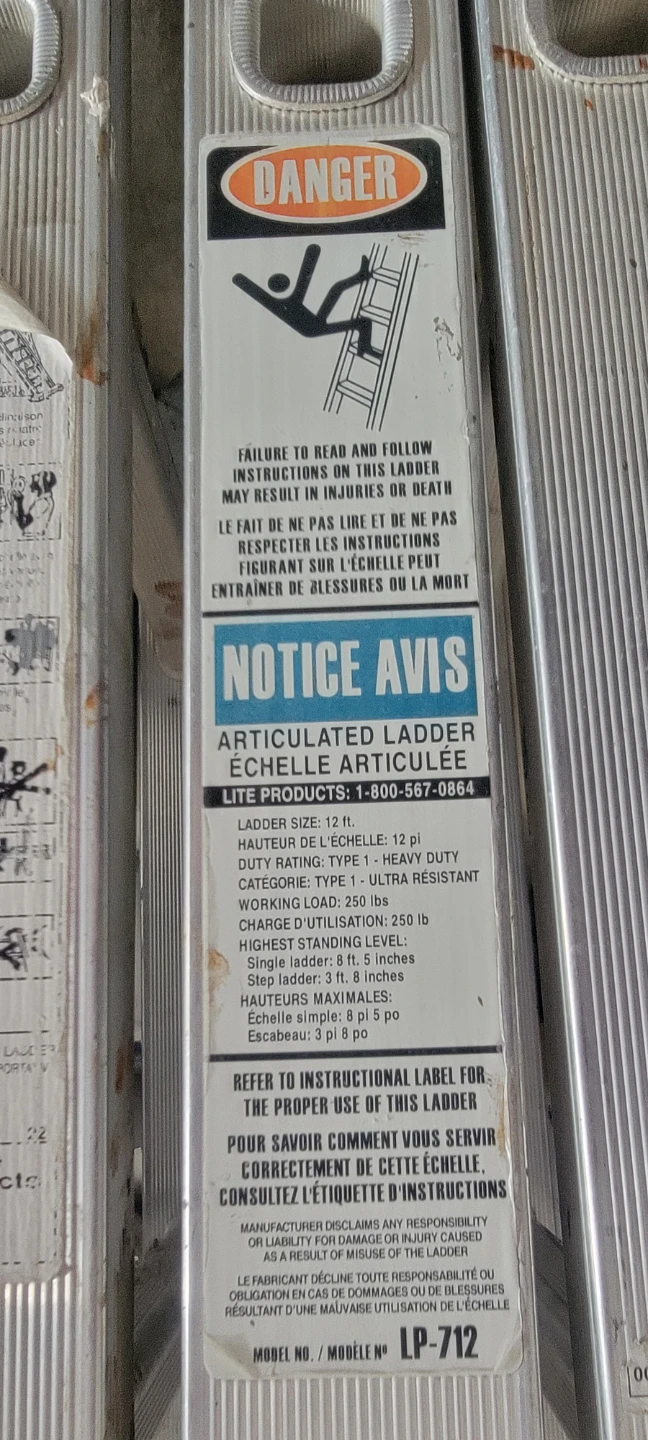 Articulated Ladder LP-712 - photo 3