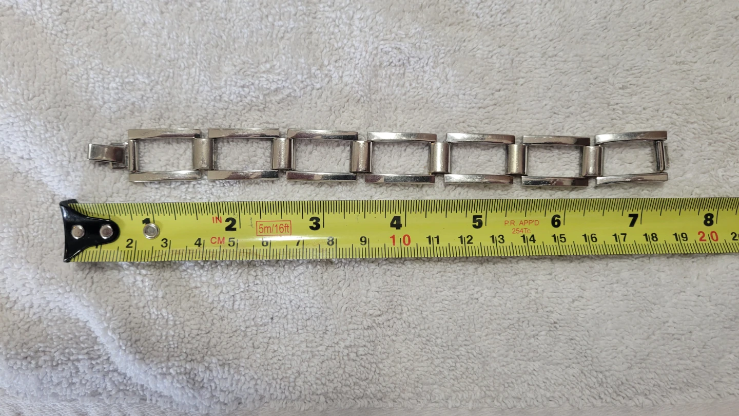 2 x Ladies 7.5" Solid Sterling Silver Bracelets  (31 grams each) - photo 2