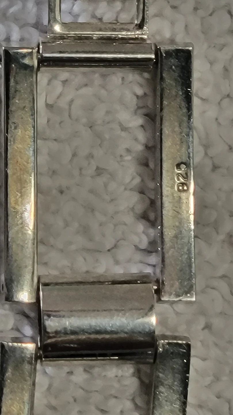 2 x Ladies 7.5" Solid Sterling Silver Bracelets  (31 grams each) - photo 4