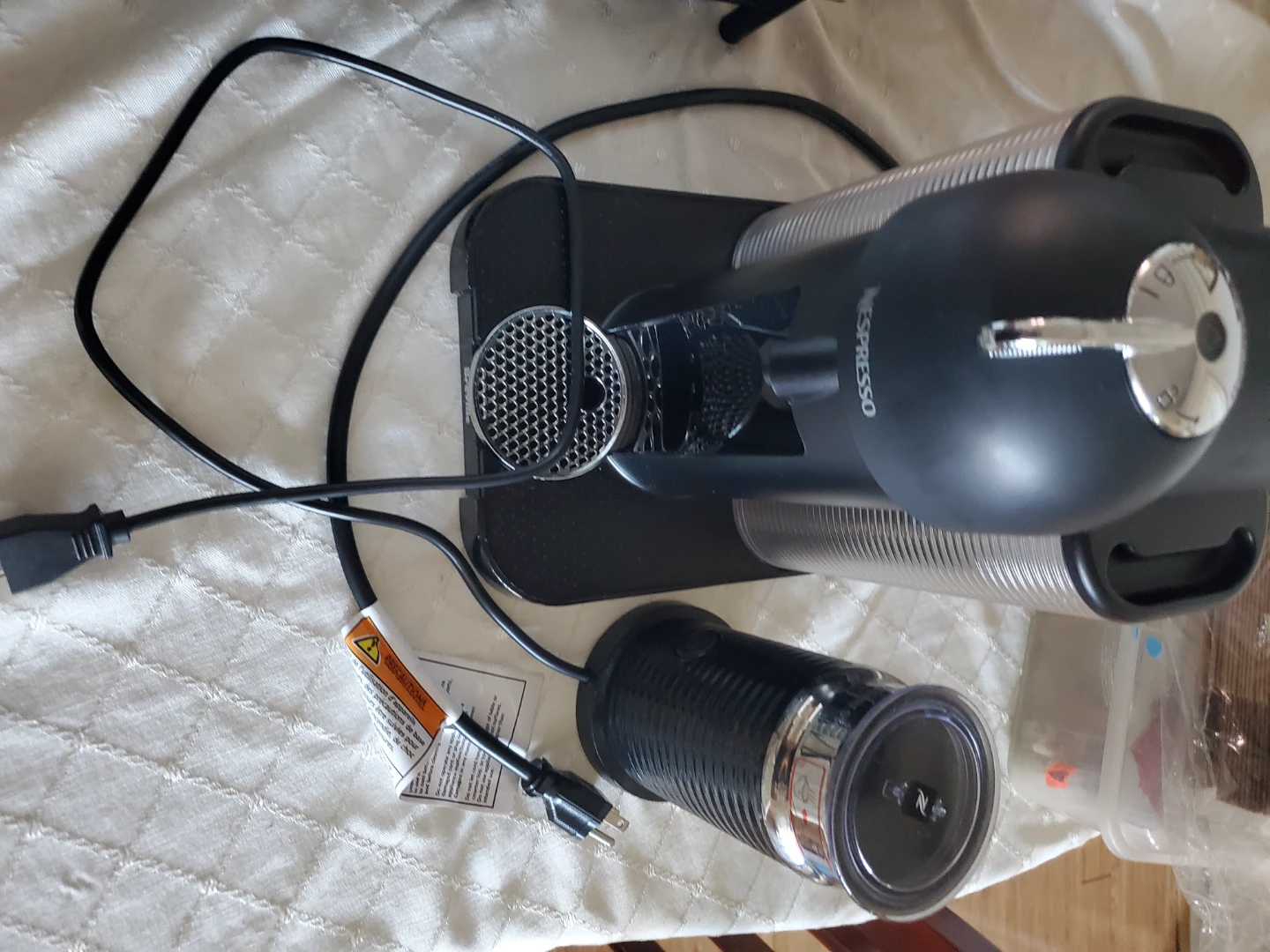 Nespresso VertuoPlus Coffee Machine with Aeroccino Milk Frother