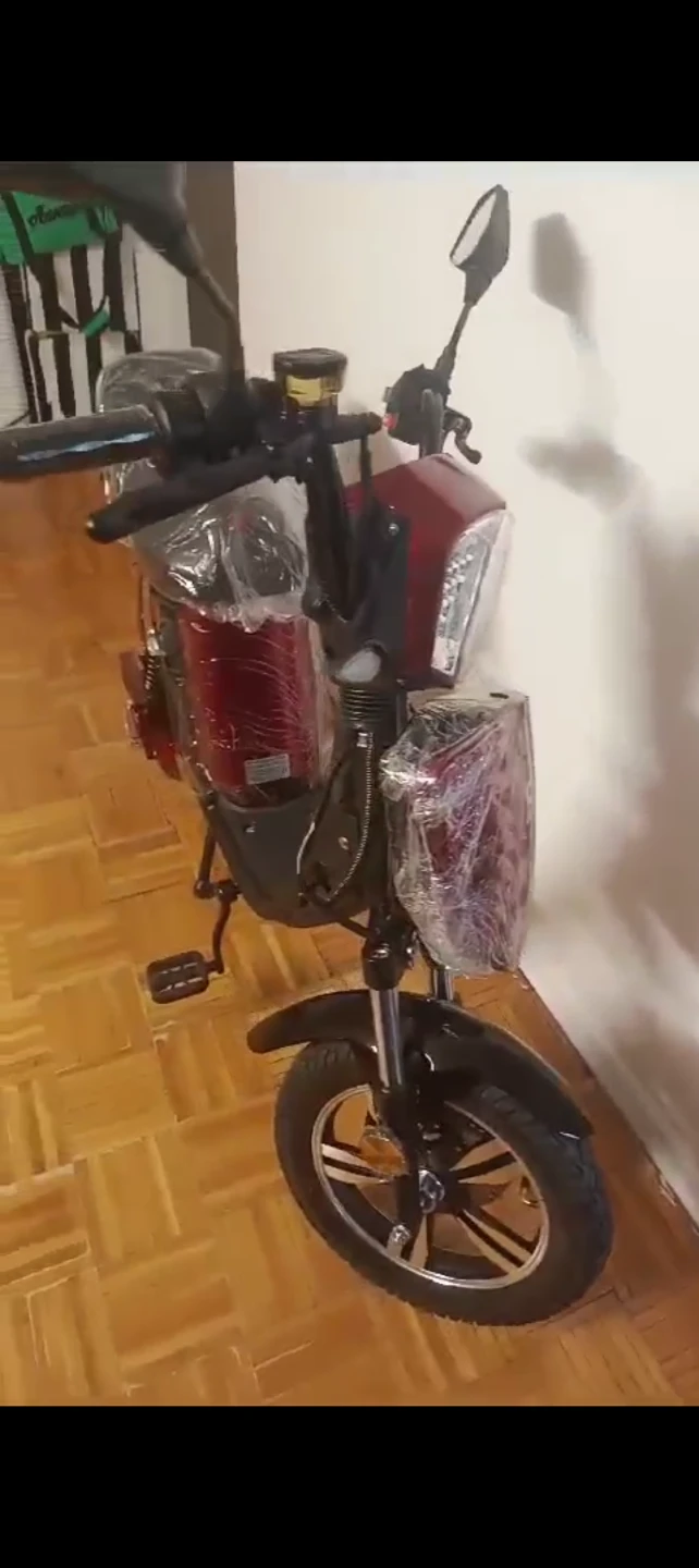 Red Electric Scooter Bike - photo 4