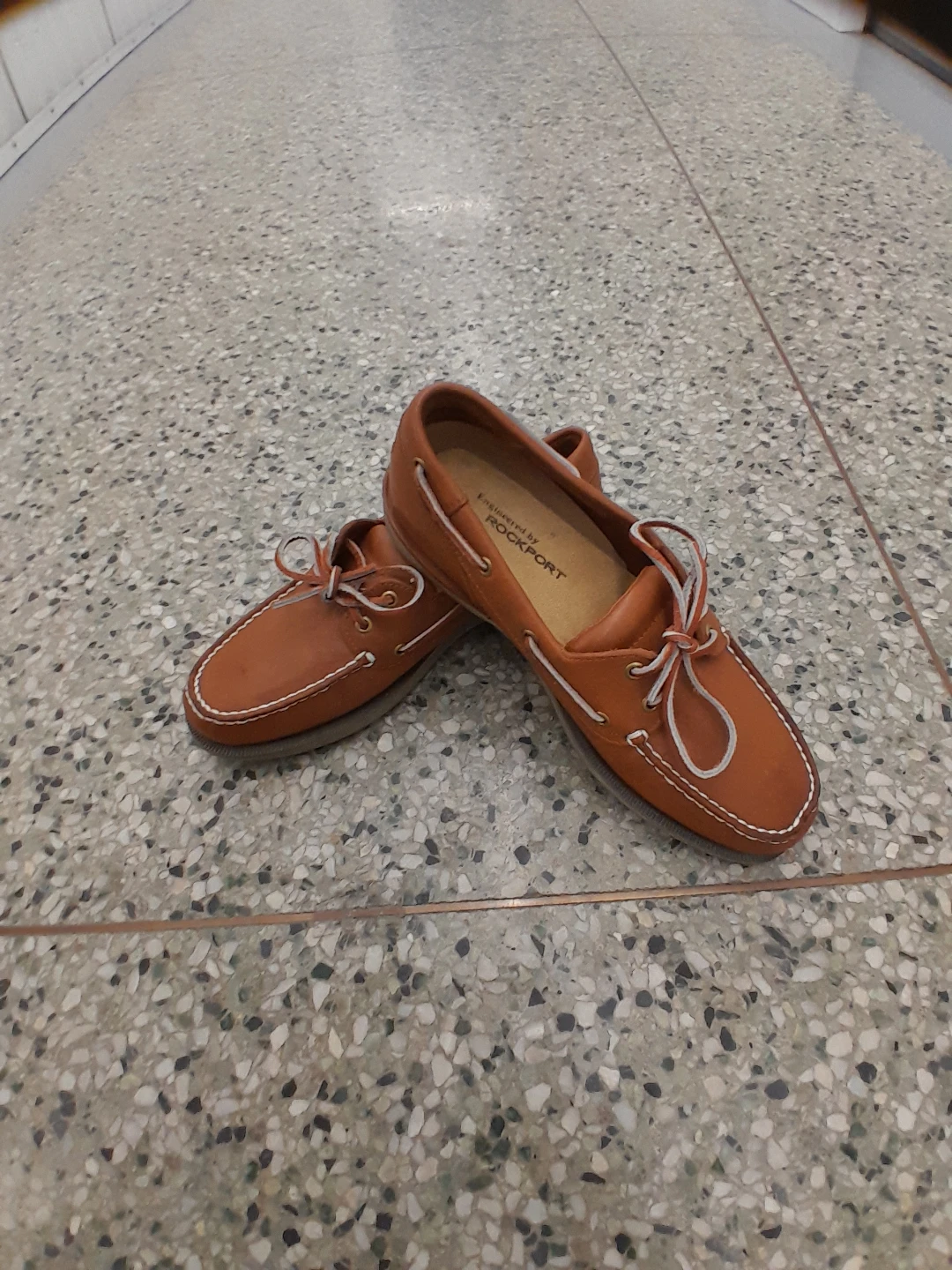 Rockport Brown Leather Boat Shoes Men's Size 10 - photo 4