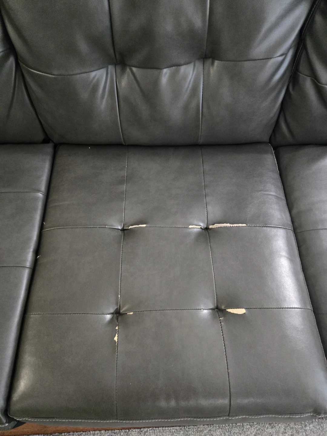L-shaped sectional sofa - photo 4