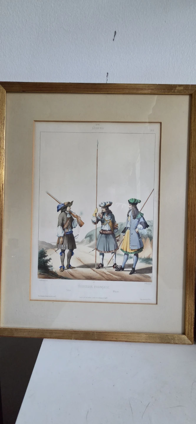 Framed Print - French Infantry, Louis XIV