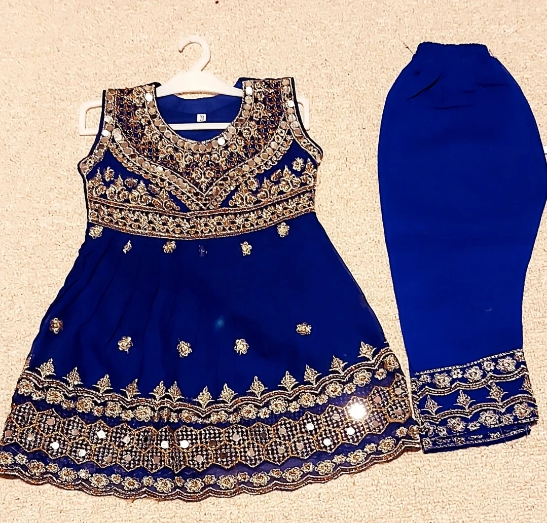 Blue  Dress for Girls size 18 - photo 2