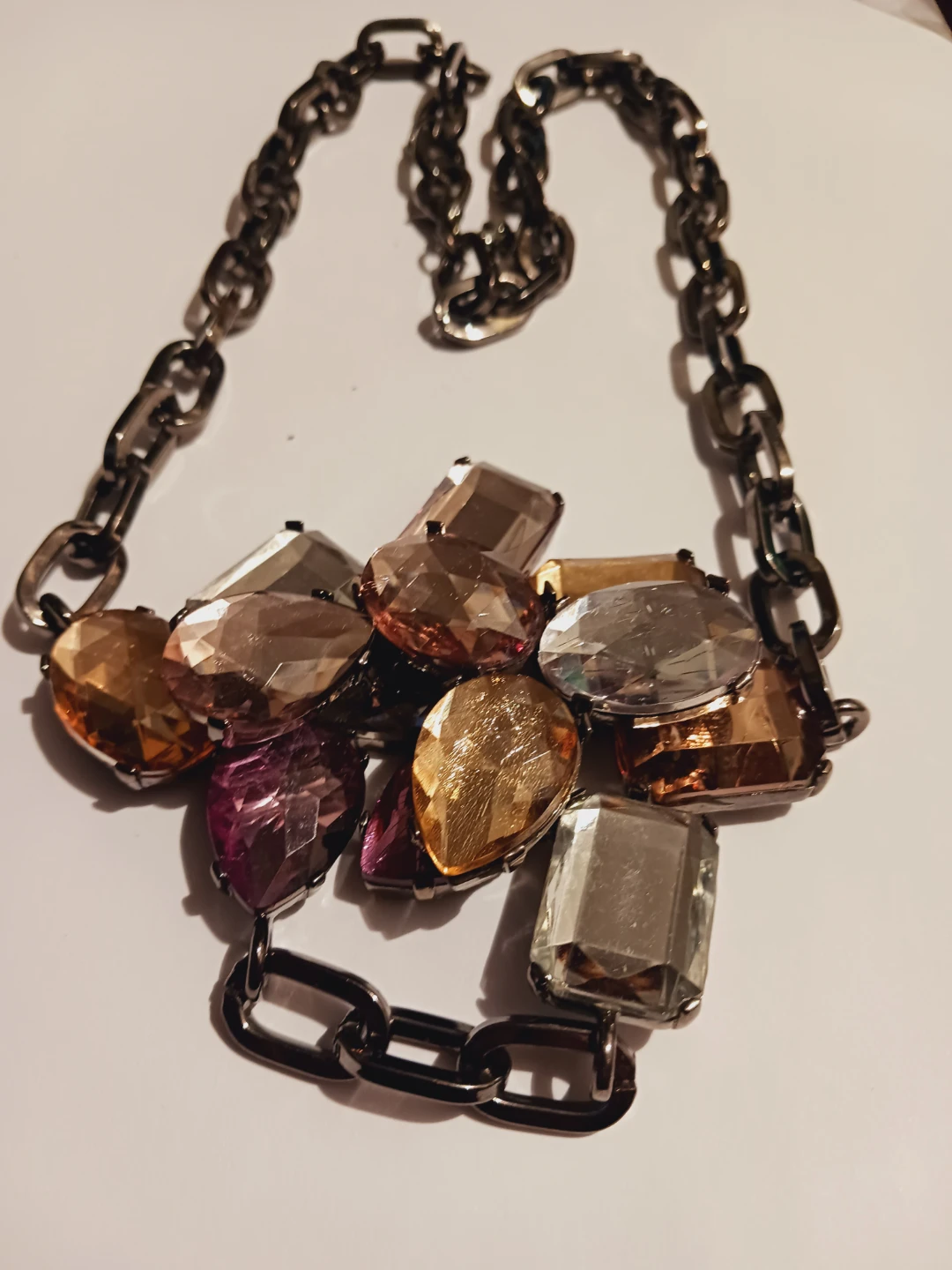 Chunky Gemstone Statement Necklace - photo 2