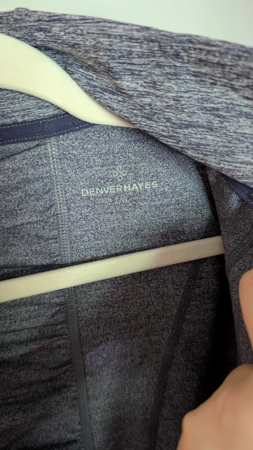 Denver Hayes Grey Heathered Full Zip Jacket - photo 2