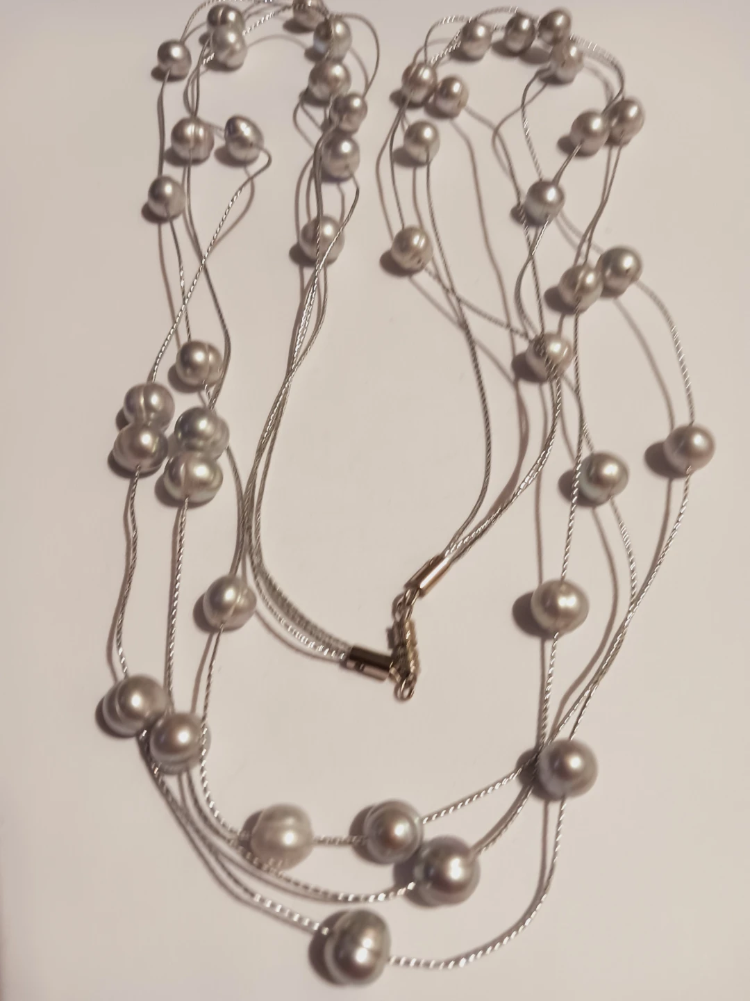 Multi-strand Freshwater Pearl Necklace - photo 2