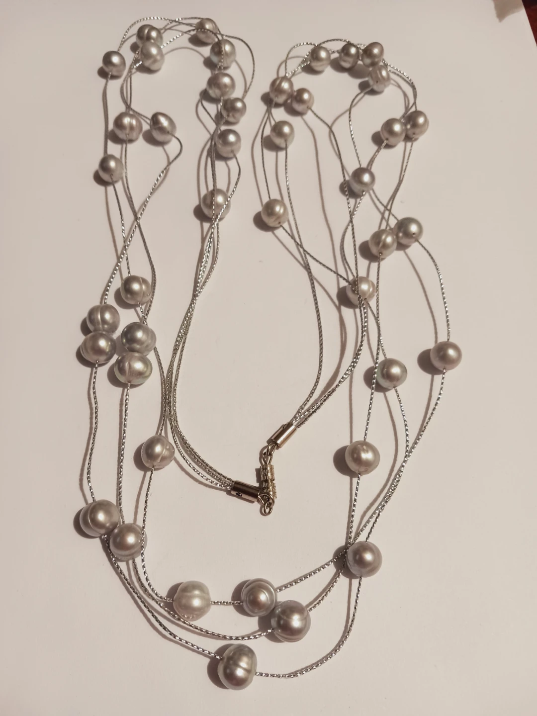 Multi-strand Freshwater Pearl Necklace - photo 3