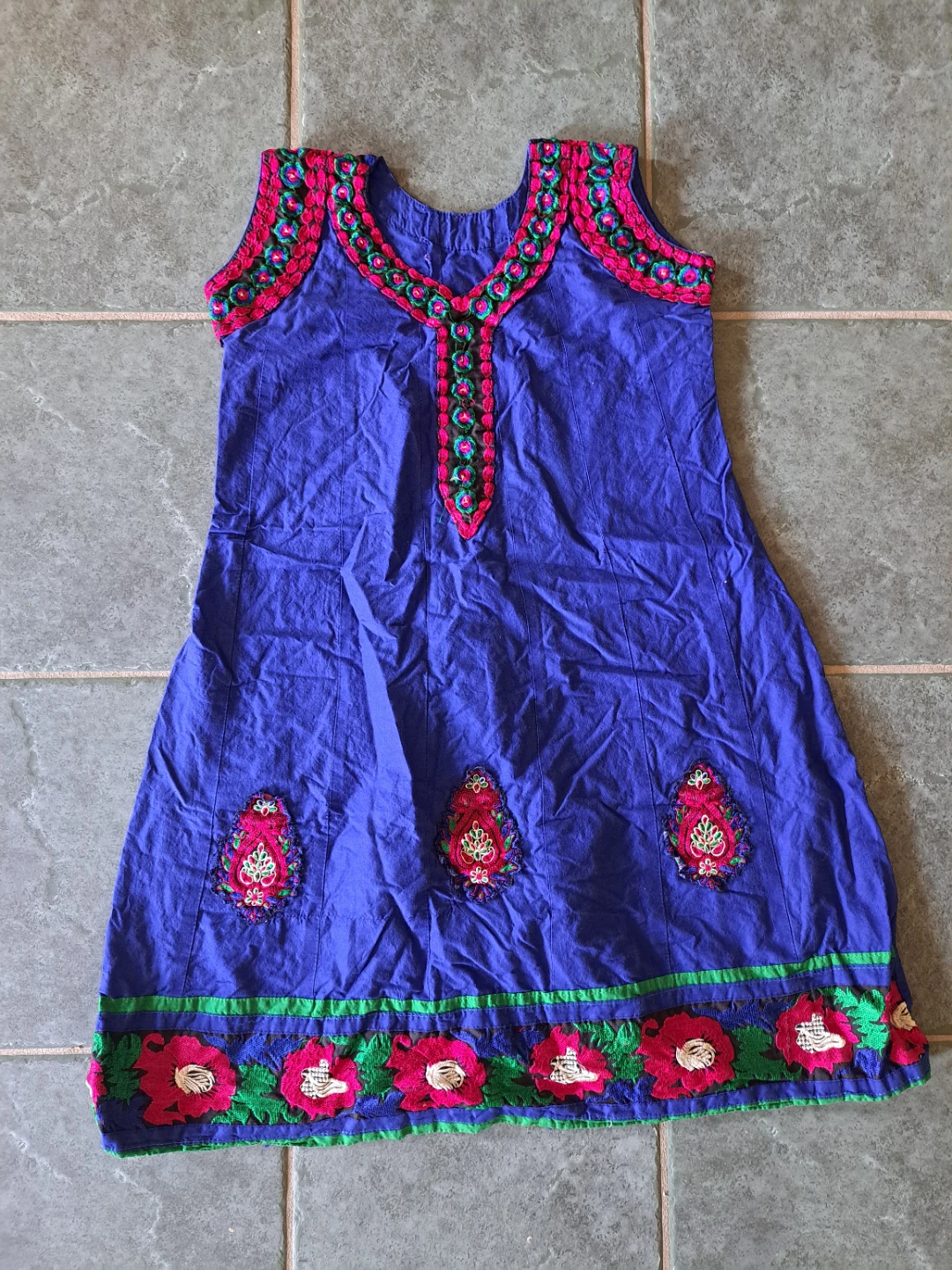 🛍Purple Sleevless Kurti🛍