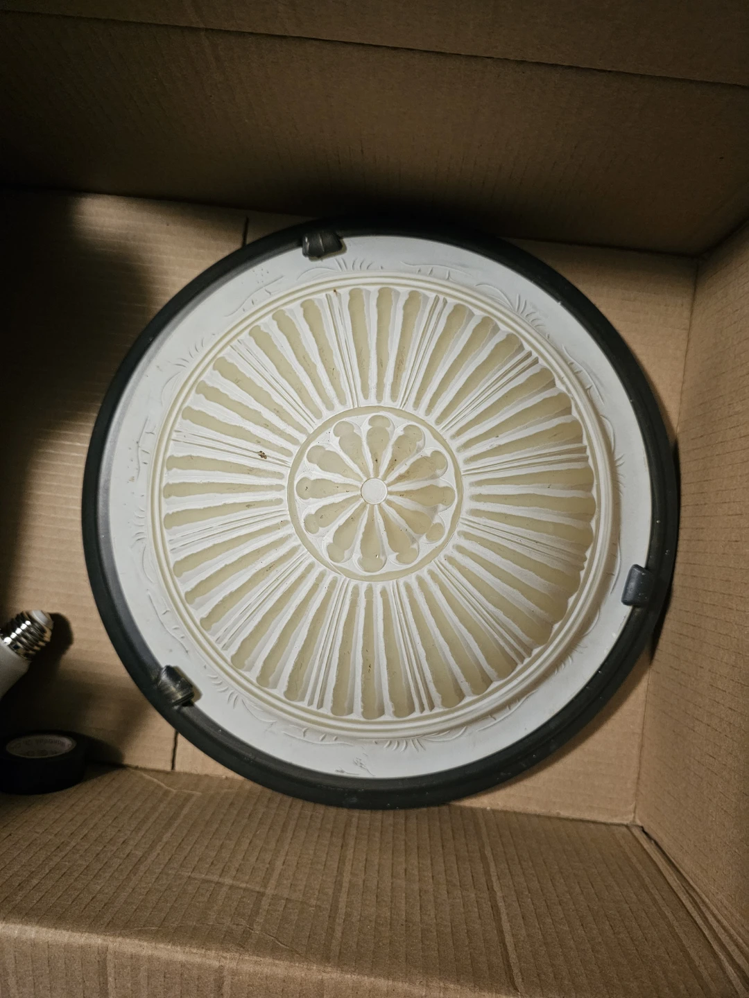 ⚽️Ceiling Light Fixture with 2 LED Bulbs