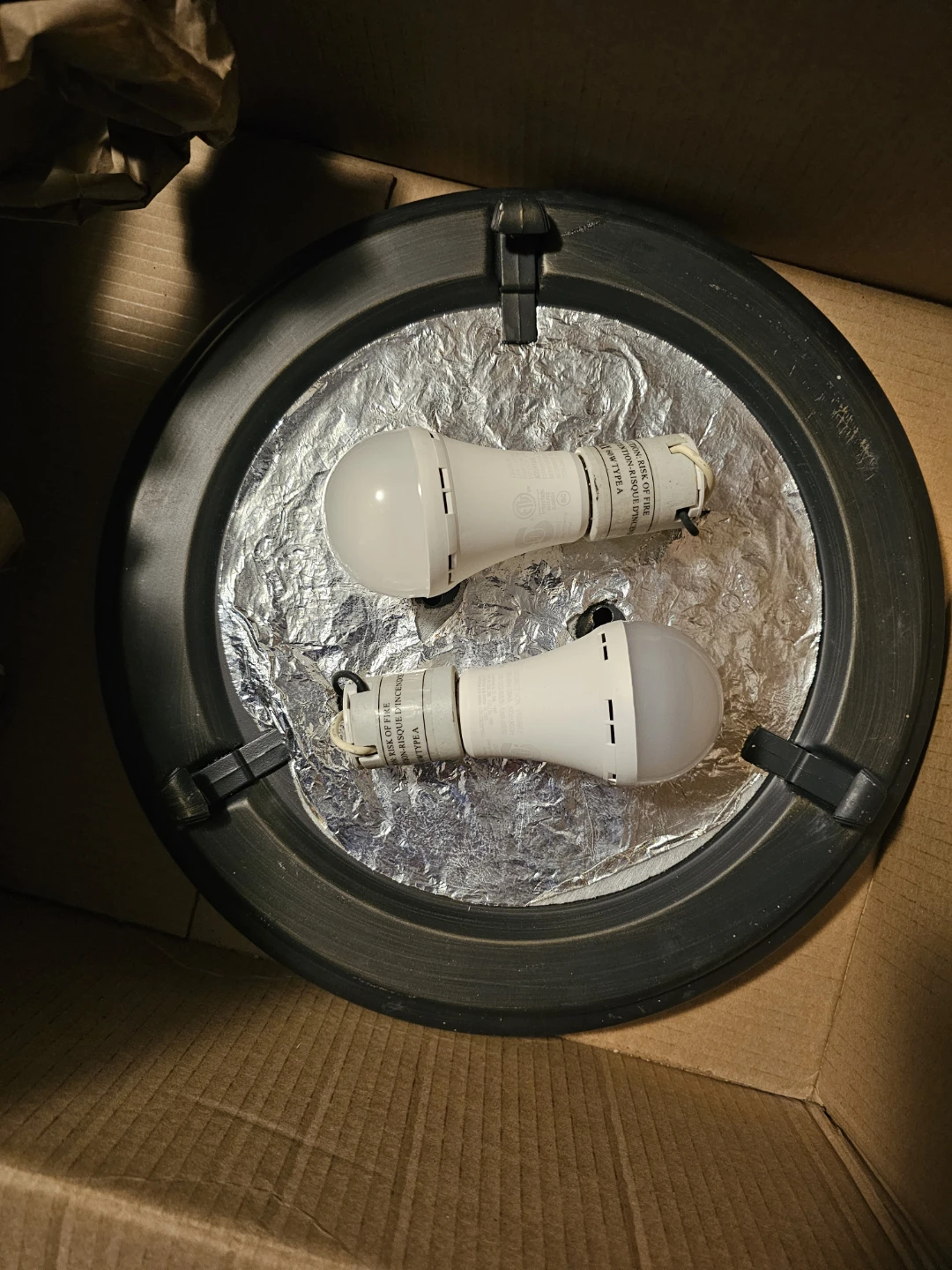 ⚽️Ceiling Light Fixture with 2 LED Bulbs - photo 2