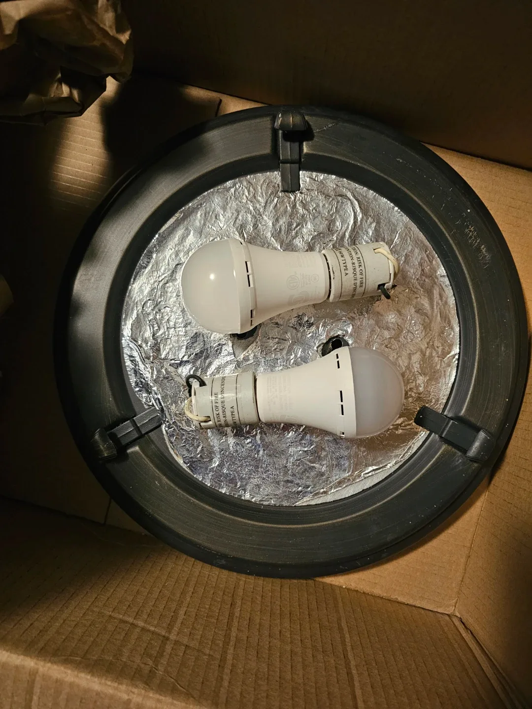 ⚽️Ceiling Light Fixture with 2 LED Bulbs - photo 2