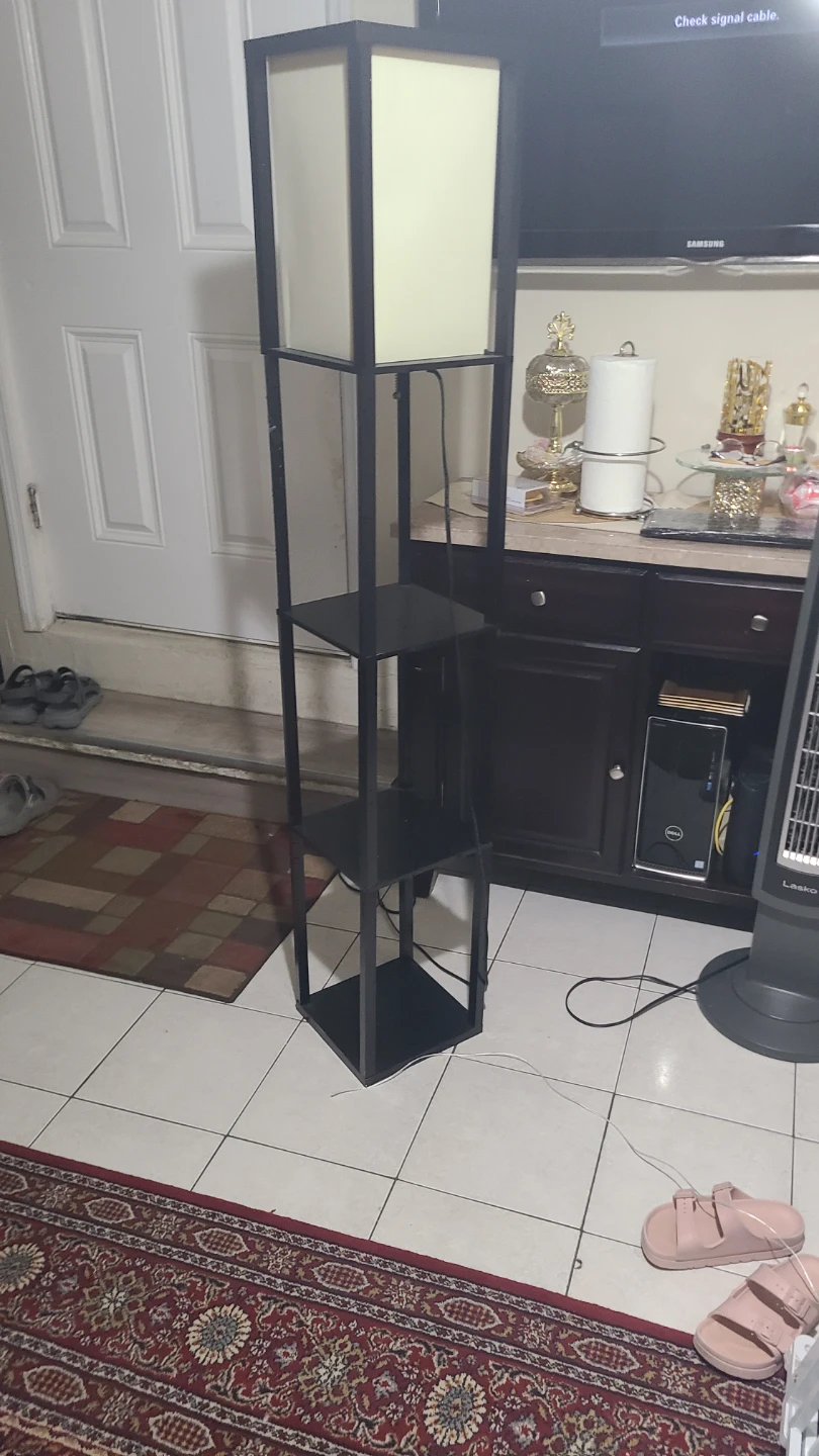 Black Shelf Floor Lamp - photo 4