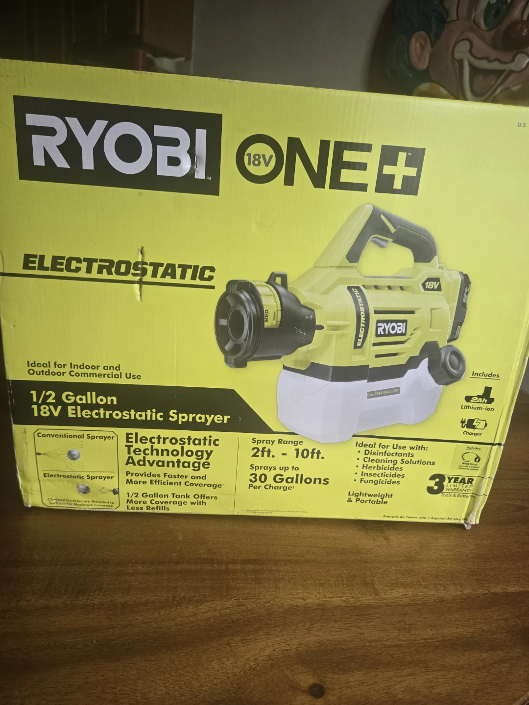 RYOBI 18V ONE+ Electrostatic Sprayer