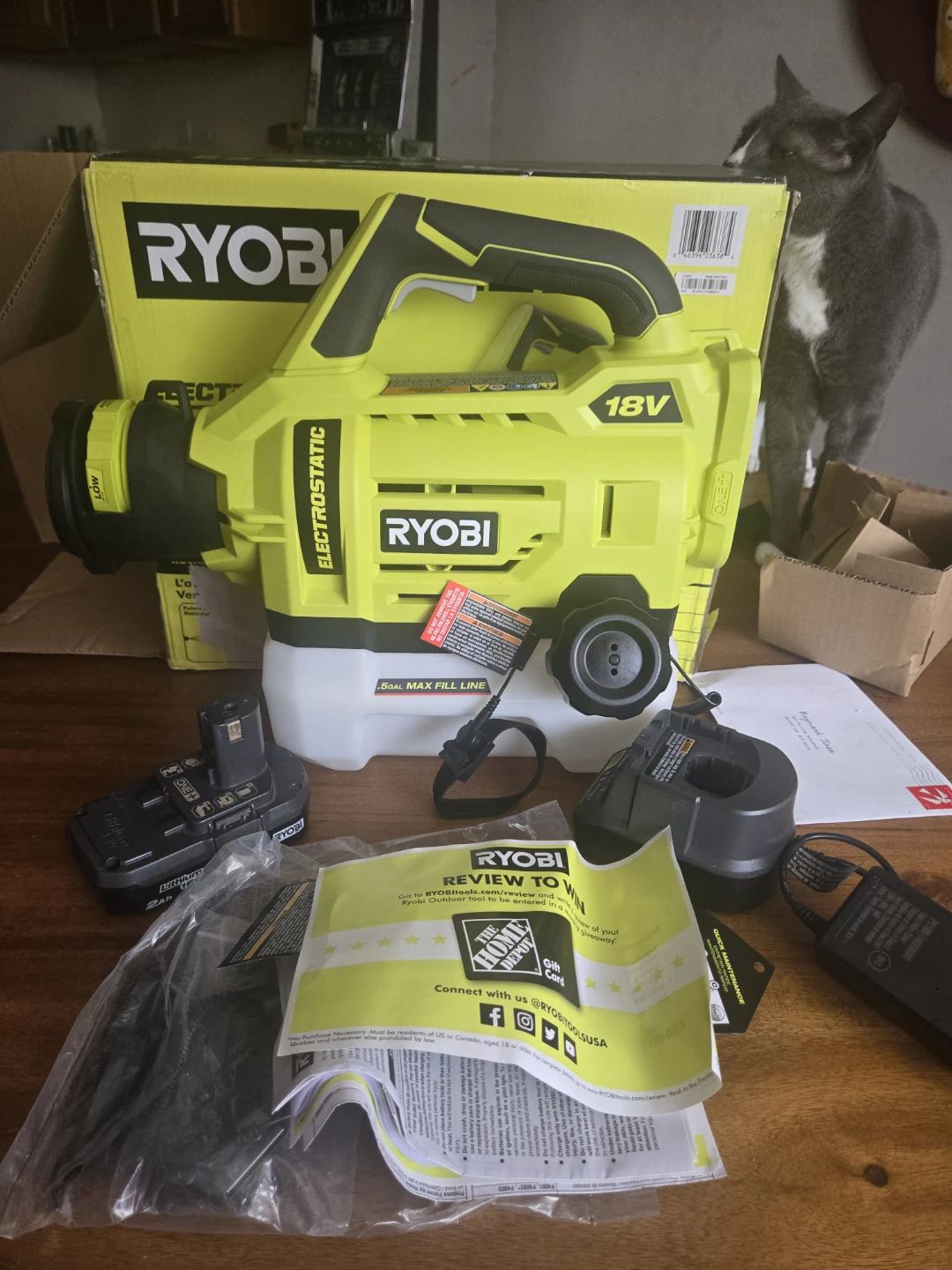 RYOBI 18V ONE+ Electrostatic Sprayer - photo 3