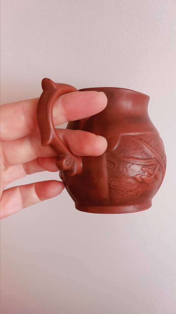 Terracotta Pitcher with Embossed Design - photo 5