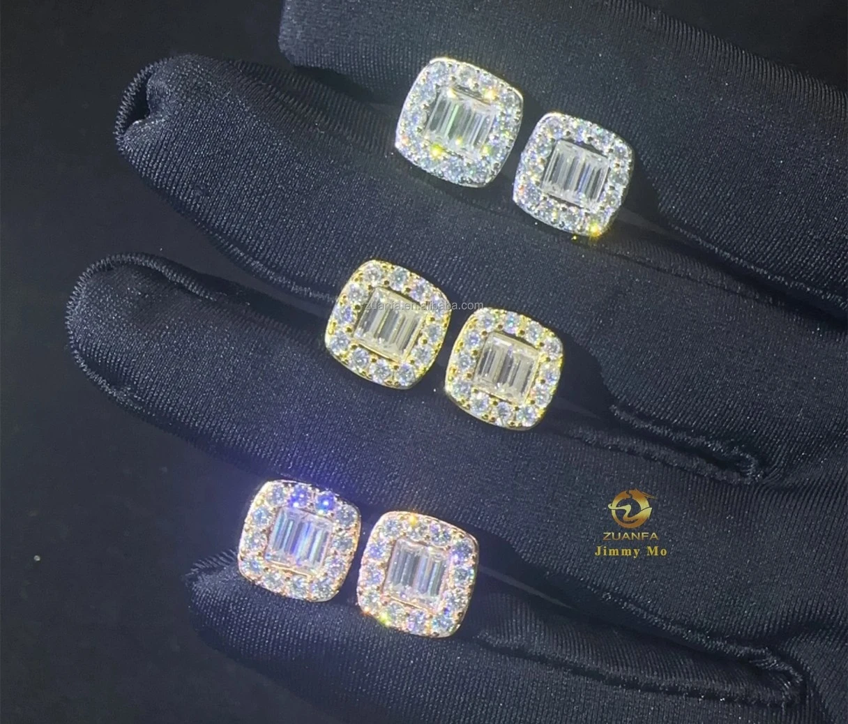 Diamond Stud Earrings in Gift Box