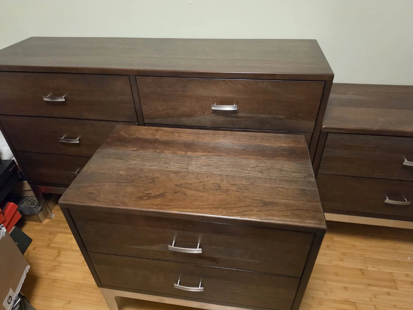 Solid Cherry Wood King Size Bedroom Set - photo 5